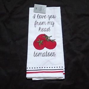 Design Imports Tomatoes Kitchen Towel - NWT